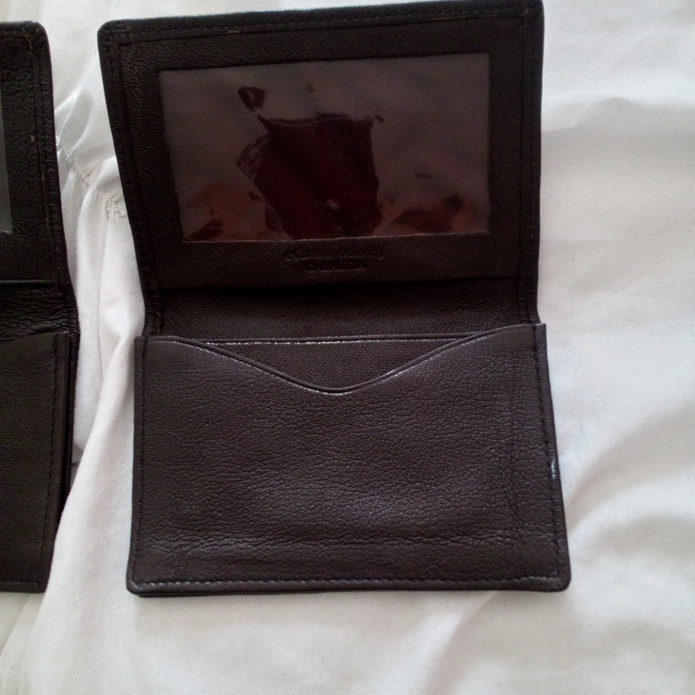 Cabretta Brown Leather Wallets